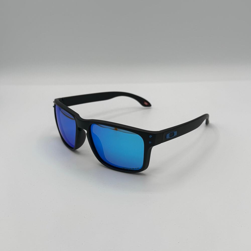 Oakley Holbrook OO9102 57mm Matte Black Prizm Sapphire Polarized Sunglasses